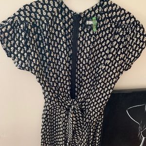 reformation b&w romper